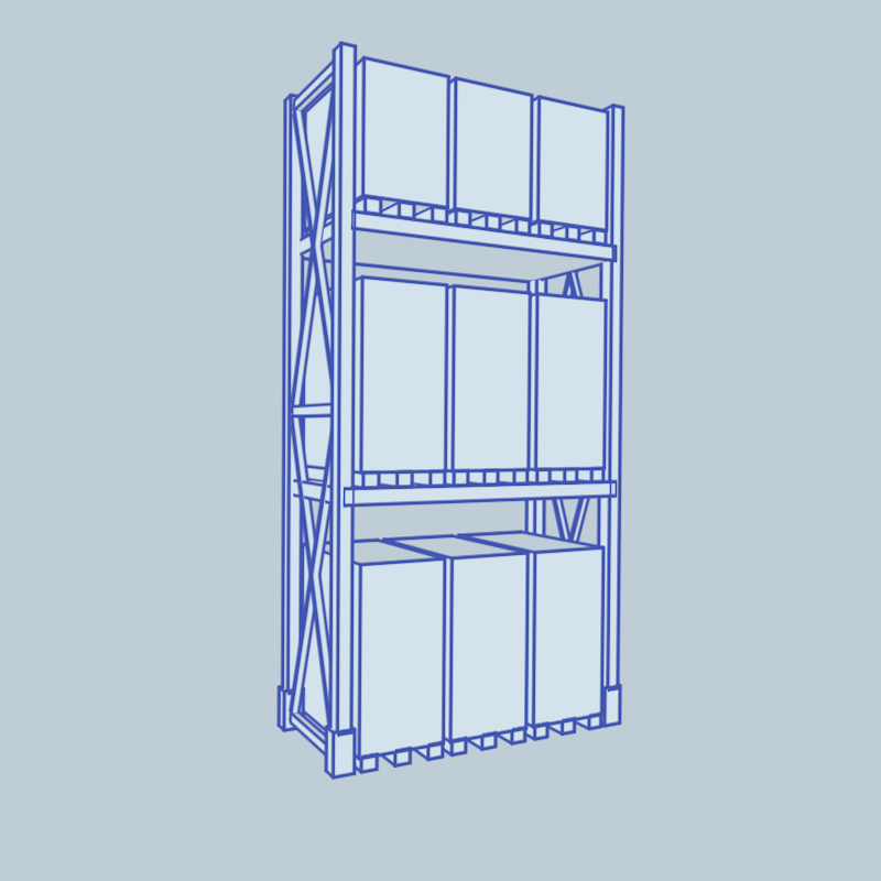 Scaffalature metalliche industriali